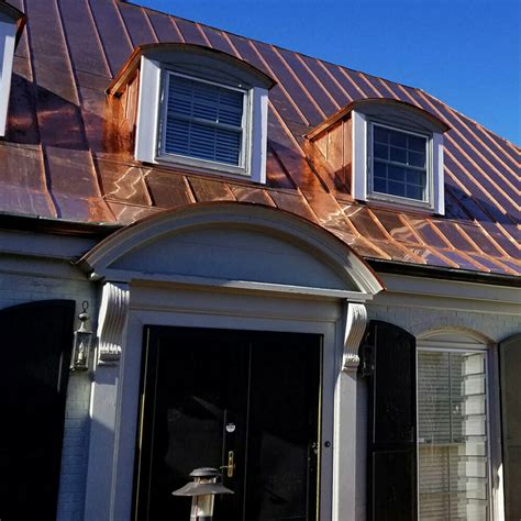 houses with copper colored metal roofing|faux copper metal roof panels.